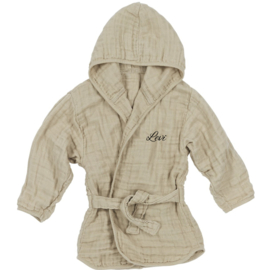 peuter badjas met naam,  zand