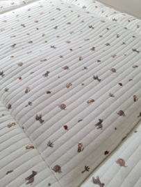 Boxkleed soft 80x100cm babydieren naturel 2 in 1
