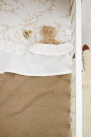 Lakentje ruffle off white