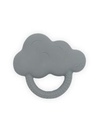 Bijtring rubber Cloud storm grey