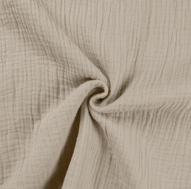 bambino mousseline stof beige