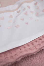 laken hearts soft pink roze