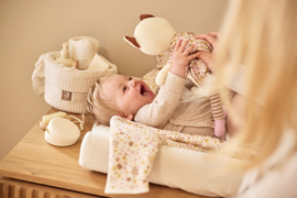 aankleedkussenhoes badstof oatmeal