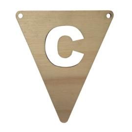 houten vlag C