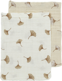 hydrofiel washand Gringko offwhite, sand (2 stuks)