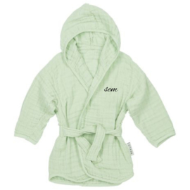 peuter badjas met naam,  mint