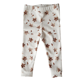 Legging broekje flower zand