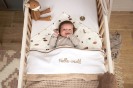 laken hello world taupe
