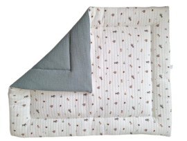 Boxkleed soft 80x100cm babydieren naturel 2 in 1