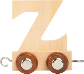 houten lettertrein Z naturel