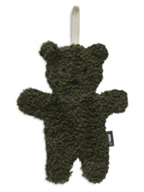 speendoekje teddy bear leaf green