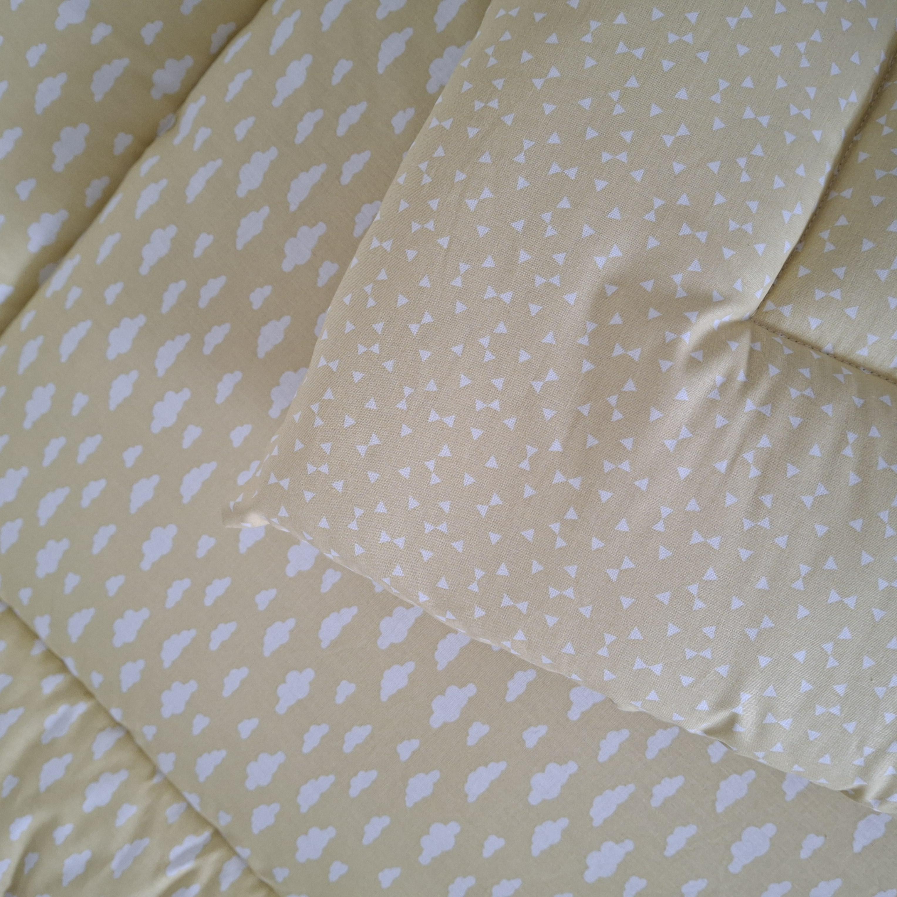 boxkleed wolk triangel geel