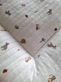 Boxkleed soft 80x100cm babydieren naturel 2 in 1
