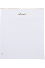 laken hello world taupe