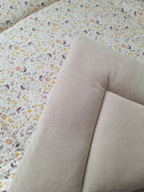 boxkleed 80x100cm bloem zand 2 in 1