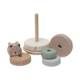 houten tuimel stapeltoren jungle jambo