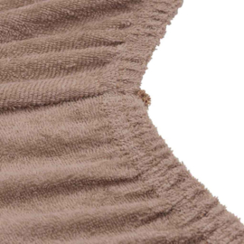 aankleedkussenhoes badstof milky coffee