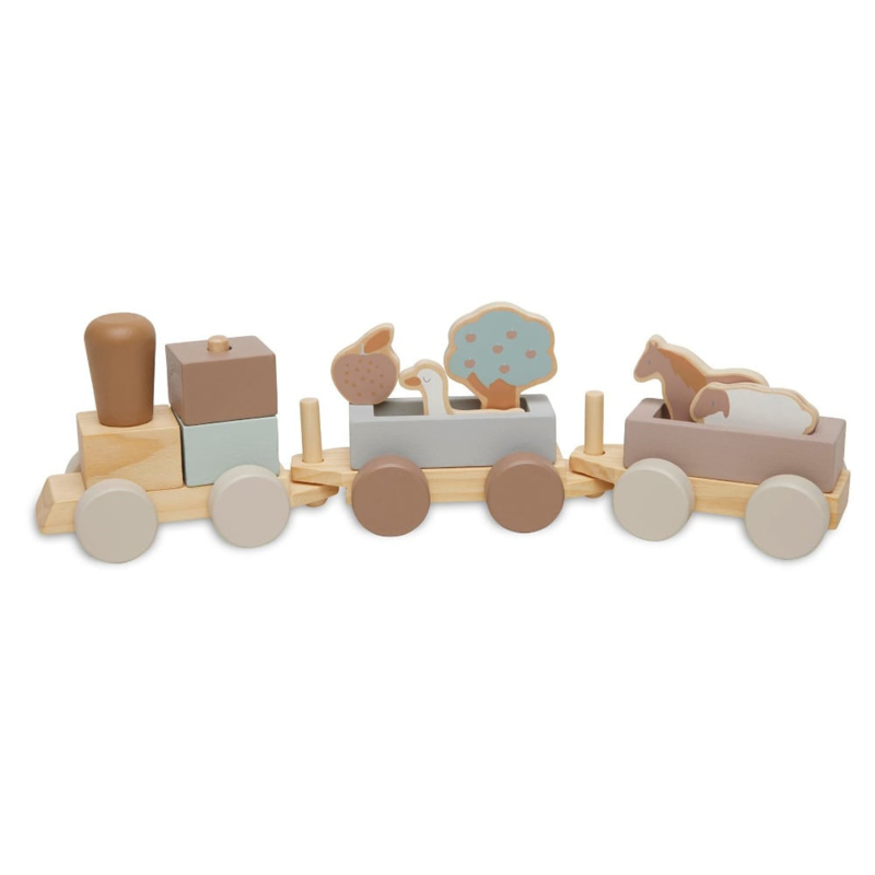 Verlating monteren Torrent houten speelgoedtrein farm | Speelgoed | www.kleintjebaby.nl