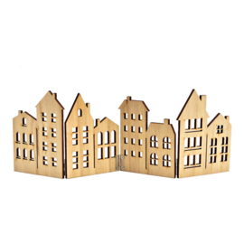 Houten huisjes