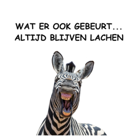 Tegeltje "Lachen"