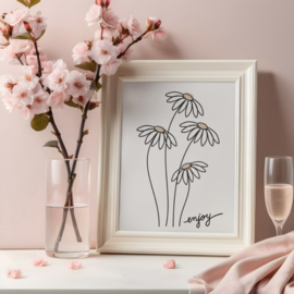 Kaart Bloemen Enjoy