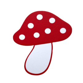 Magneet Paddenstoel 8,5cm – sfeervolle herfstdecoratie