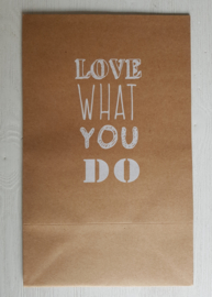 Cadeauzak 'Love what you do'