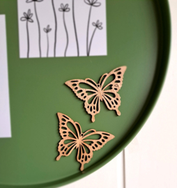 Magneet vlinder 8 cm