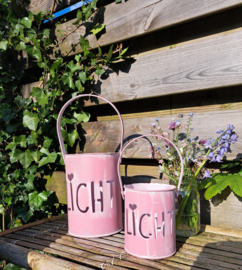 2 windlichten roze