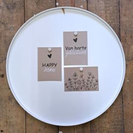 Magneetbord wit  50 cm