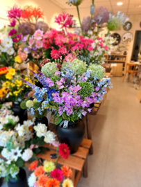 Kunstbloem Campanula wit