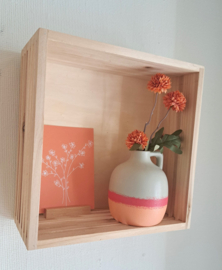 Gusta wandplank hout