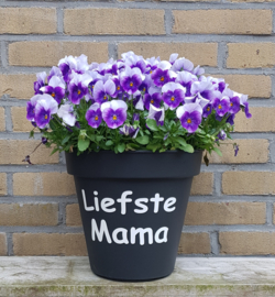 Bloempot Liefste mama 25 cm