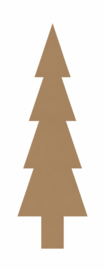 Kerstboom bruin – magnetische kerstdecoratie