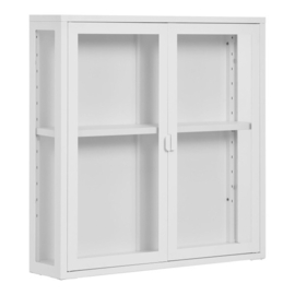 Vitrinekast wit 80 x 80cm