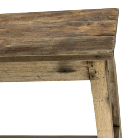 Oud Houten Bankje van Gerecycled Hout – 180x28x45 cm