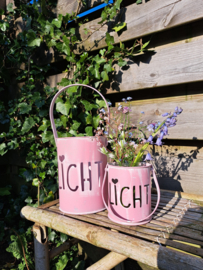 2 windlichten roze