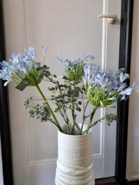 Kunstbloem Agapanthus blauw