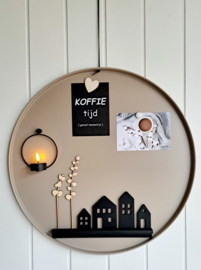 Kaart Koffie tijd zwart wit