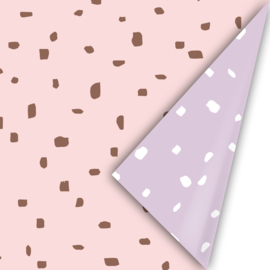 Dubbelzijdig FSC Cadeaupapier – 50 cm x 3 m
