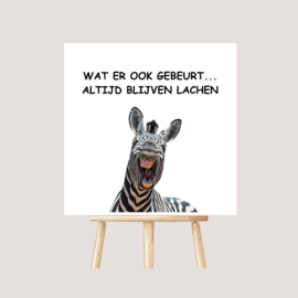 Tegeltje "Lachen"
