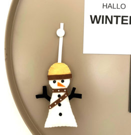 Schneemann Filz