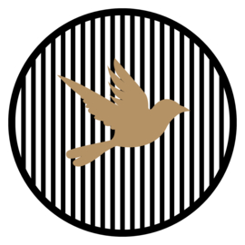 Magneet cirkel Vogel