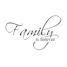 Muursticker "Family is forever"