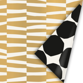 Dubbelzijdig FSC Cadeaupapier – 50 cm x 3 m