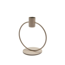 Kandelaar ring taupe