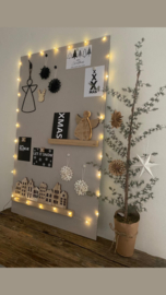 Magneetbord taupe 60 x 100cm