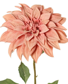 Kunstbloem Dahlia roze/zalm