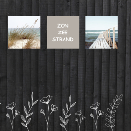Tuinposter steiger 30 x 30cm