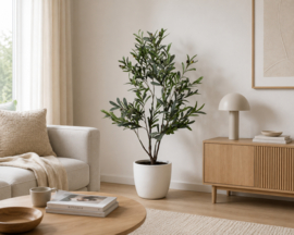 Olijfboom kunst in pot 120cm